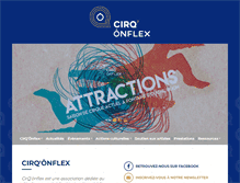 Tablet Screenshot of cirqonflex.fr